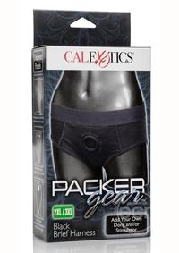 PackerGear Brief-Style Underwear Harnesses with O-Ring - Black
