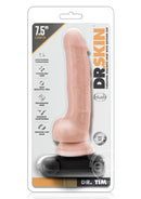 Dr. Skin Dr. Tim Vibrating Dildo With Remote Control 7.5in - Vanilla
