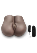 Hot Chocolate Fuck Me Deep Vibrating Large Pussy & Ass Stroker