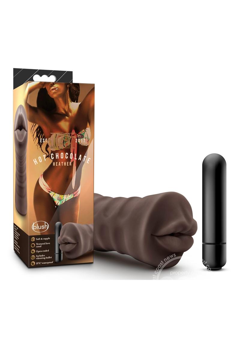 Hot Chocolate Vibrating Realistic Strokers
