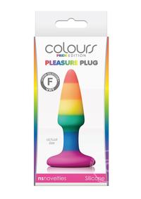 Colours Pleasure Silicone Anal Plug - Pride Edition