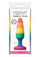 Colours Pleasure Silicone Anal Plug - Pride Edition