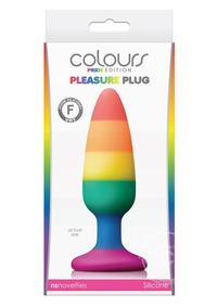 Colours Pleasure Silicone Anal Plug - Pride Edition