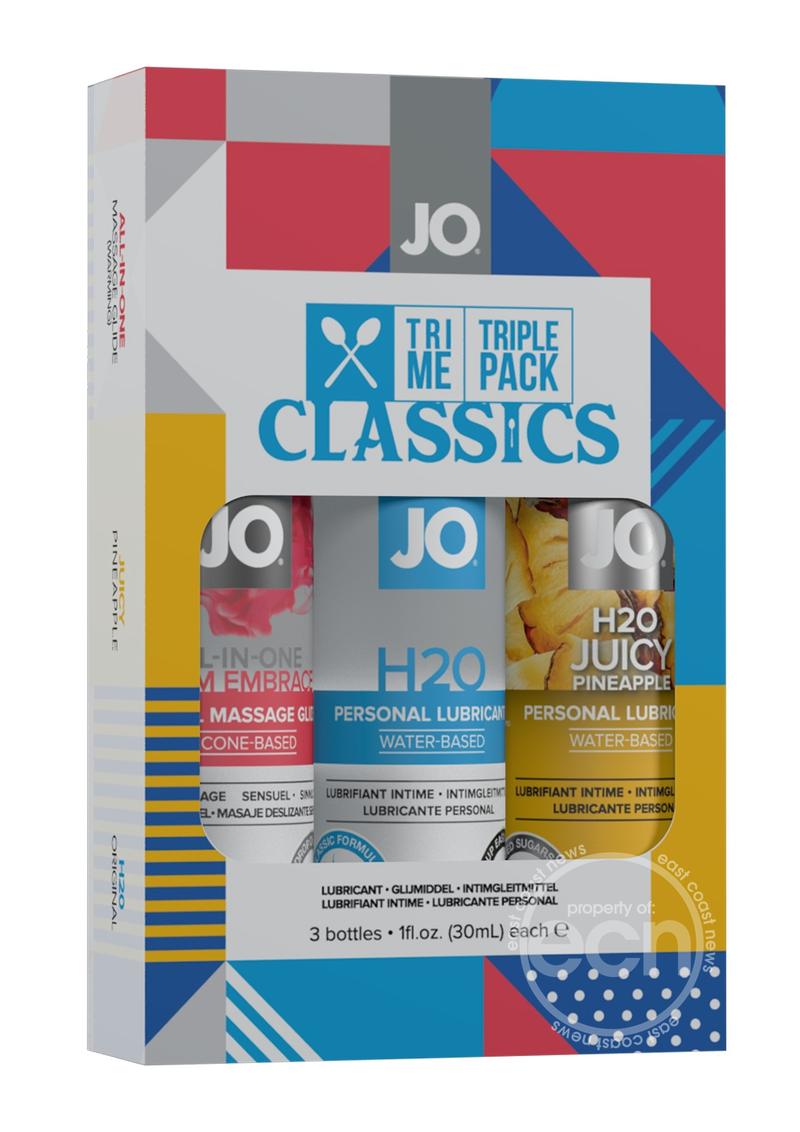 JO Tri-Me Triple Pack 3x1oz Classics Lubricant
