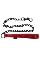 Rouge Anaconda Lead with Metal Chain