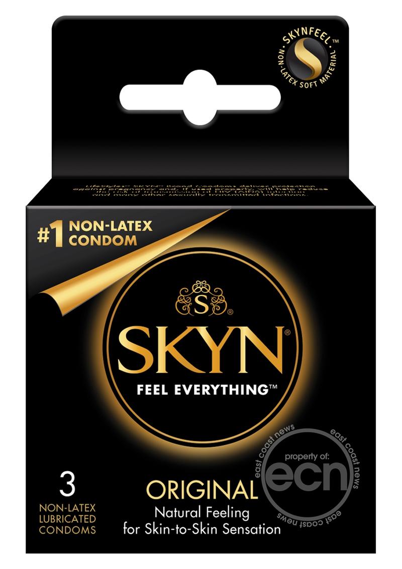 Skyn Original Non-Latex Polyisoprene Condoms - 3-Pack