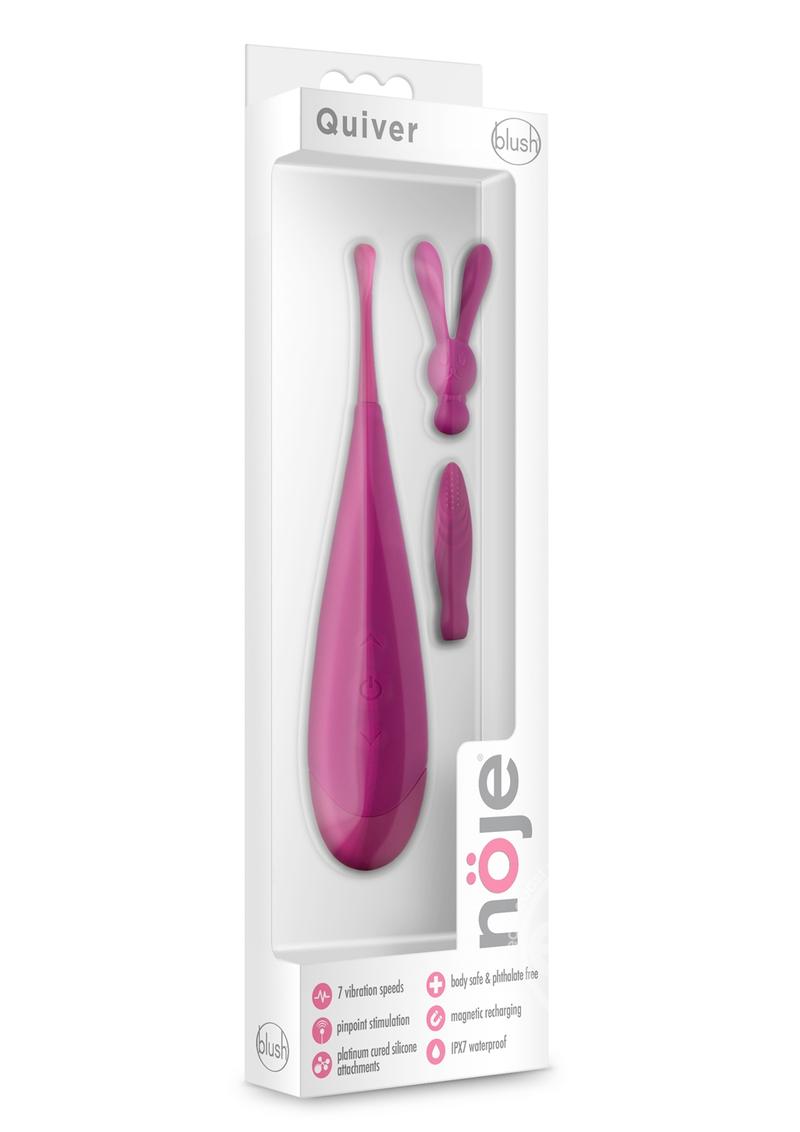 Noje Quiver Pinpoint Clitoral Vibrator - Lily Pink Noje Quiver Pinpoint Clitoral Vibrator - Lily Pink