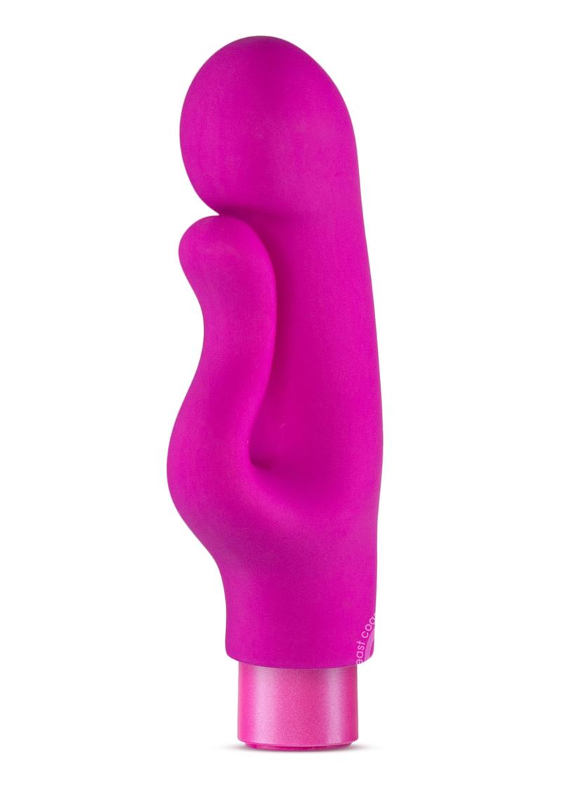 Noje B2 Rechargeable Silicone Vibrating Dual Stimulator - Lily Pink