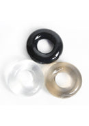 Boneyard Triple Play Stackable Bulge Cock Rings (Set of 3)