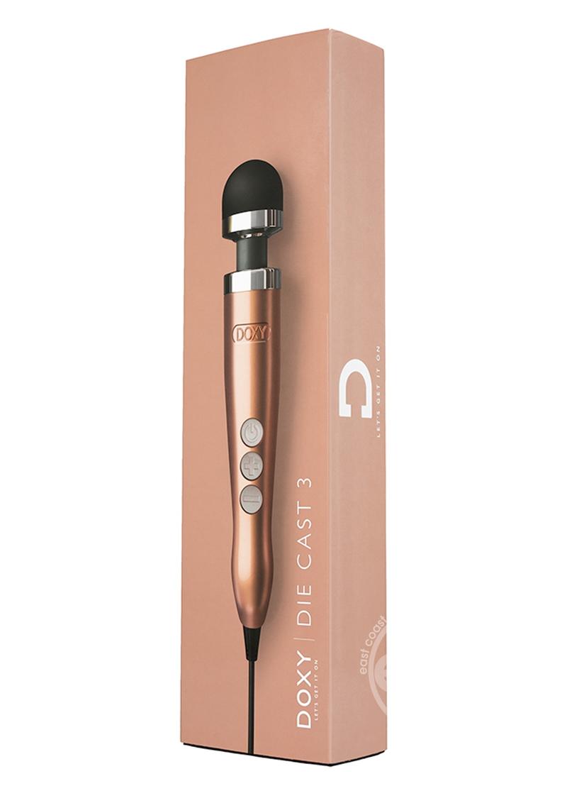 Doxy Die Cast 3 Super-Powerful Aluminum & Silicone Compact Wand Vibrator