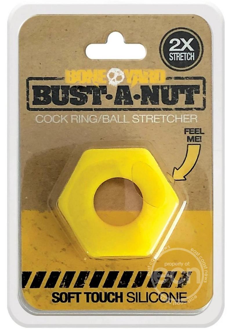 Boneyard - Bust A Nut 2X Stretch Silicone Cock Ring Ball Stretcher