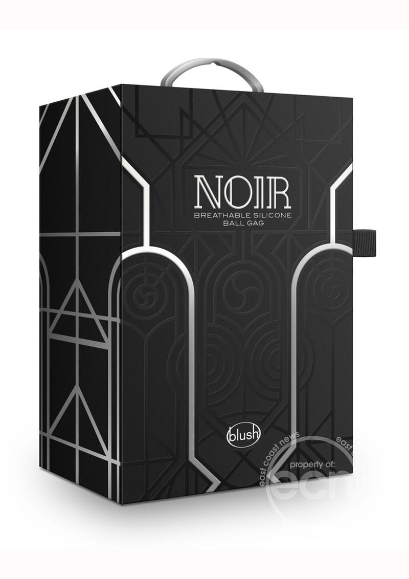 Noir Breathable Silicone Ball Gag - Black