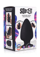 Squeeze-It Squishy Silicone Anal Plug - Black