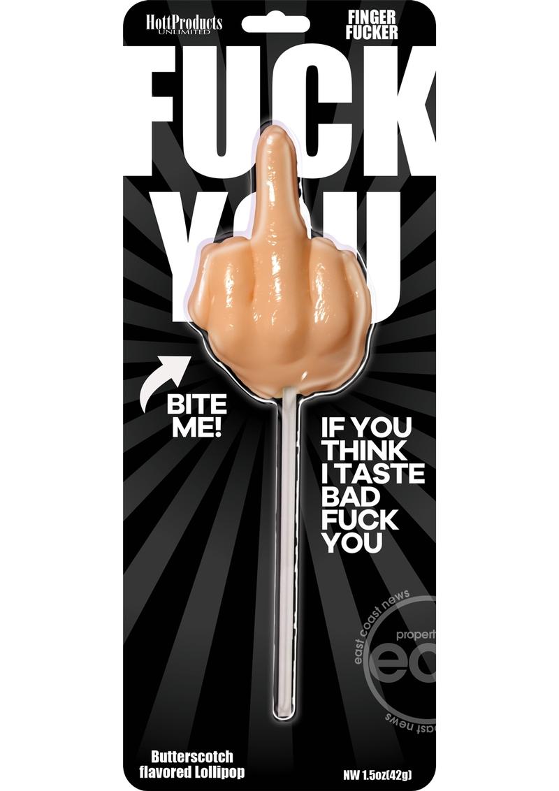 Fuck You Middle-Finger Lollipop
