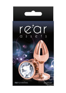 Rear Assets RoseGold-Finish Aluminum Anal Plugs