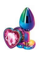 Rear Assets Rainbow-Finish Aluminum Anal Plugs