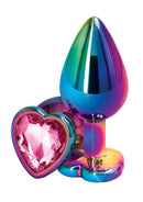 Rear Assets Rainbow-Finish Aluminum Anal Plugs