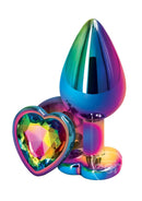 Rear Assets Rainbow-Finish Aluminum Anal Plugs