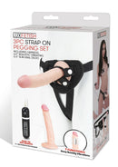 Lux Fetish Strap-On Pegging 3-Piece Set with Wired Controller