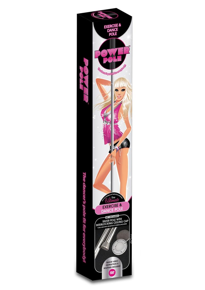 Power Pole Ultimate Exercise & Dance Pole Extends up to 9.2ft.