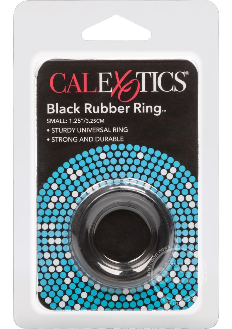 Black Rubber Ring - 3 Size Choices