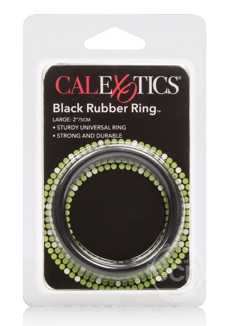 Black Rubber Ring - 3 Size Choices