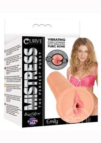 Mistress BioSkin Vibrating Pussy Strokers with Simulated Pubic Bone