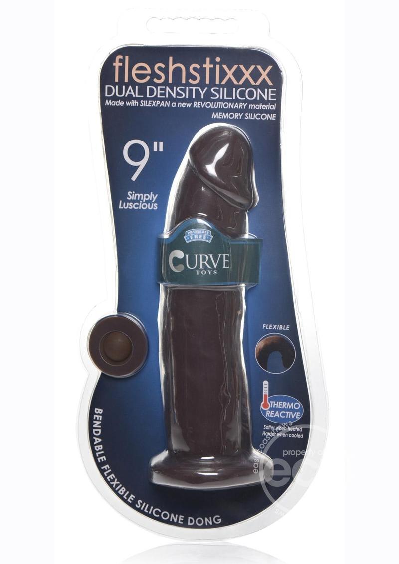 Fleshstixxx Dual Density Silicone Bendable Dong - 9in