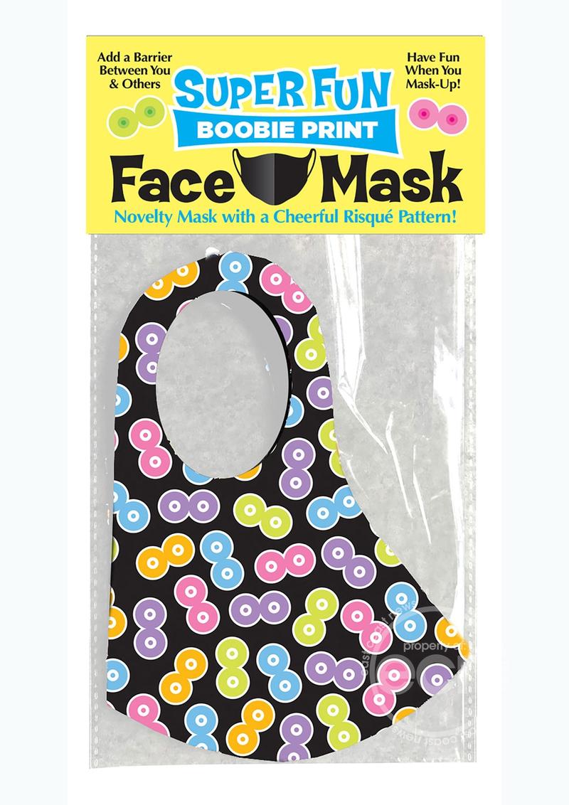 Super Fun Boobie Print Face Mask