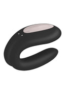 Satisfyer Double Joy Rechargeable Silicone Bluetooth Dual Stimulating Vibrator