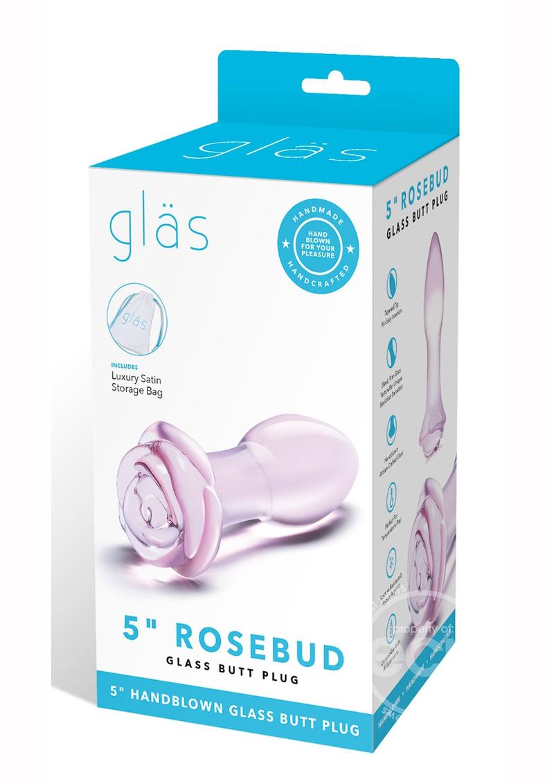 Glas Blossom Ring Glass Anal Plug