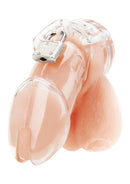 Blue Line - Acrylic See-Thru Chastity Cage