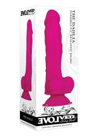 The Dahlia 9.5" Silicone Dildo with Suction Cup - Pink