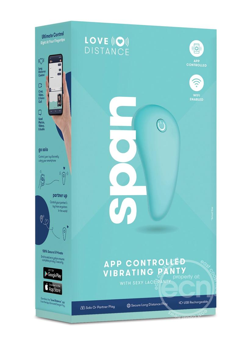 Love Distance Span - App Controlled Rechargeable Panty Vibe