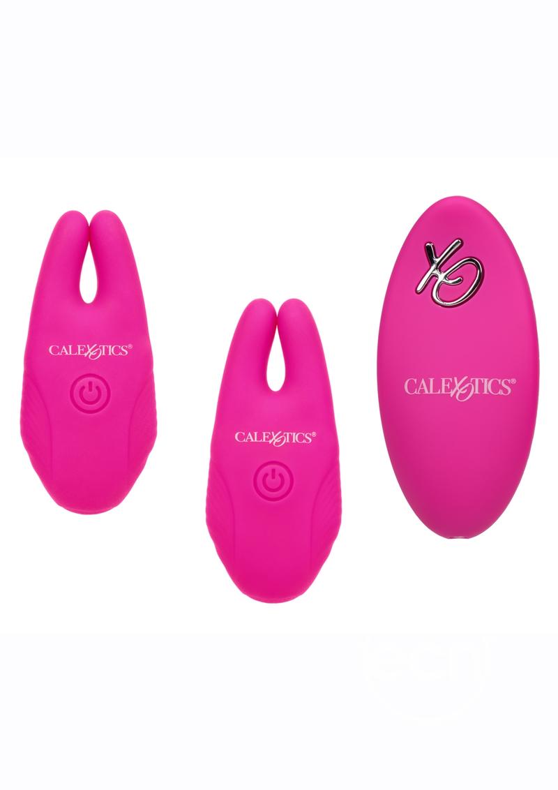 Silicone Remote Rechargeable Nipple Clamps