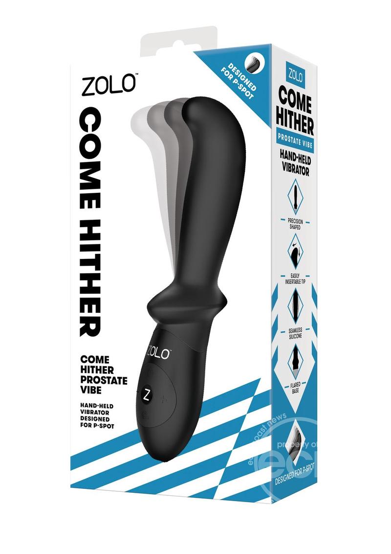 Zolo Come Hither - Silicone Rechargeable Prostate Anal Vibrator