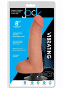Jock Vibrating Dildo with Balls 8in
