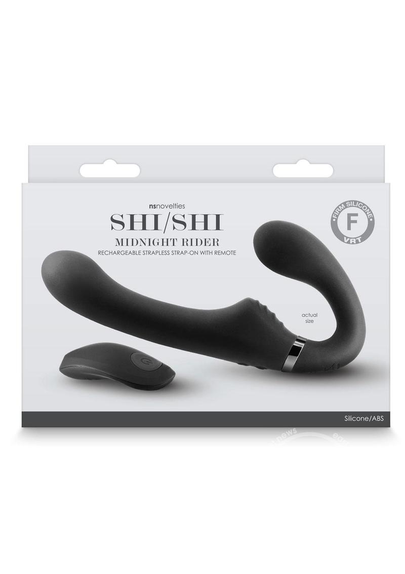 Shi/Shi Midnight Rider Rechargeable Silicone Dual End Strapless Strap-On