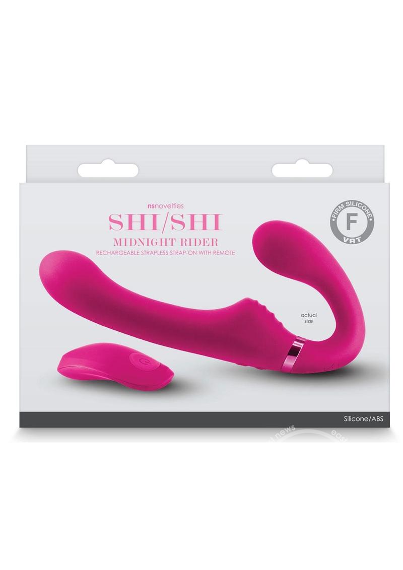 Shi/Shi Midnight Rider Rechargeable Silicone Dual End Strapless Strap-On