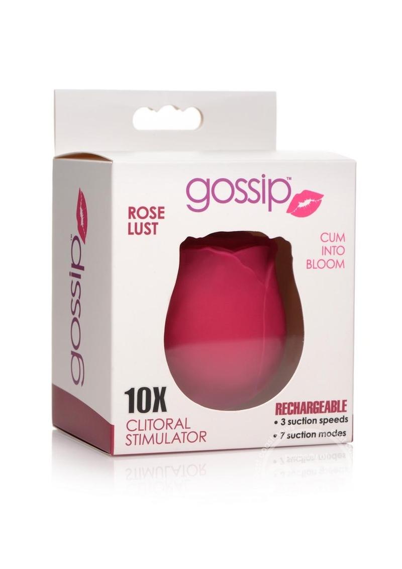 Gossip Rose Lust 10x Rechargeable Silicone Clitoral Stimulator