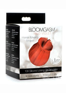 Bloomgasm Wild Violet Rechargeable Silicone Licking-Tongue Clitoral Stimulator