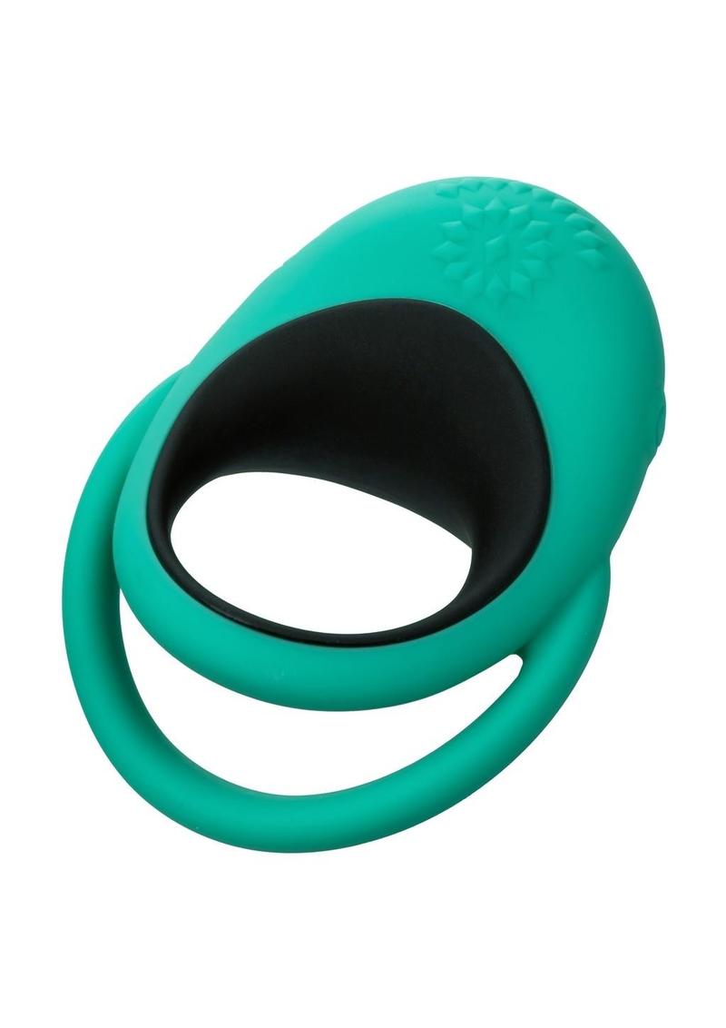 Link Up Remote Alpha Rechargeable Silicone Dual Stimulating Cock Ring with Remote Control