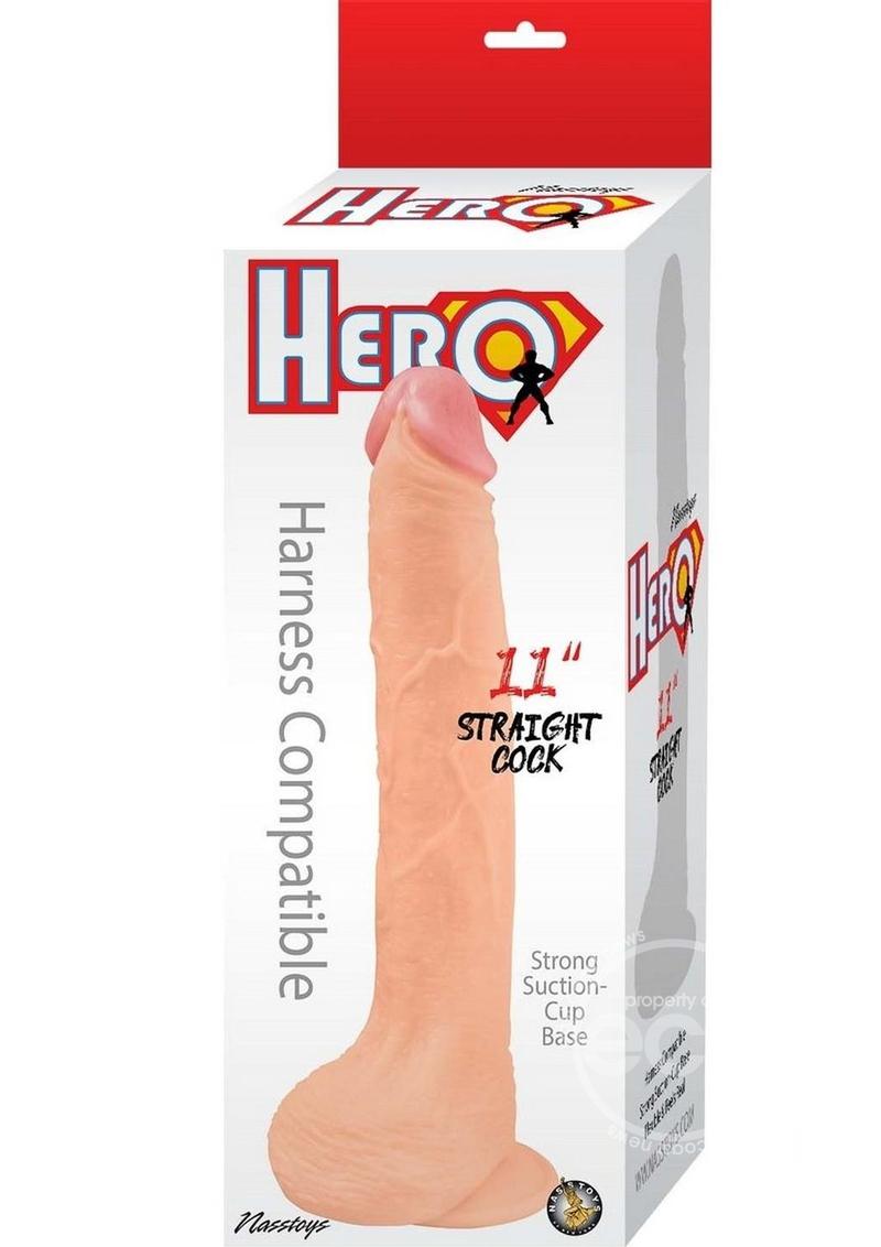Hero 11" Straight Cock
