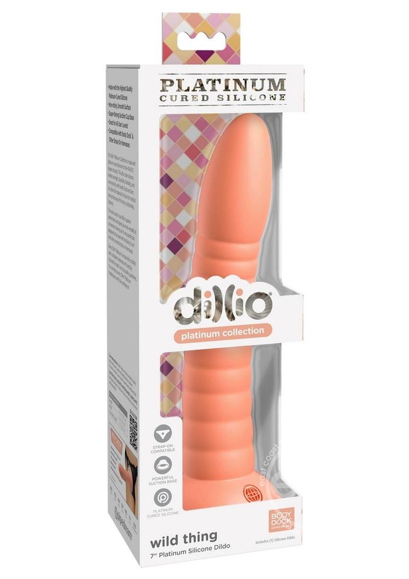 Dillio Platinum Wild Thing Silicone Dildio 7in