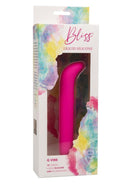 Bliss Liquid Silicone G-Vibe Silicone Rechargeable G-Spot Vibrator