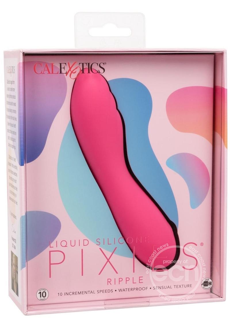 Pixies - Liquid Silicone Ripple Rechargeable Vibrator