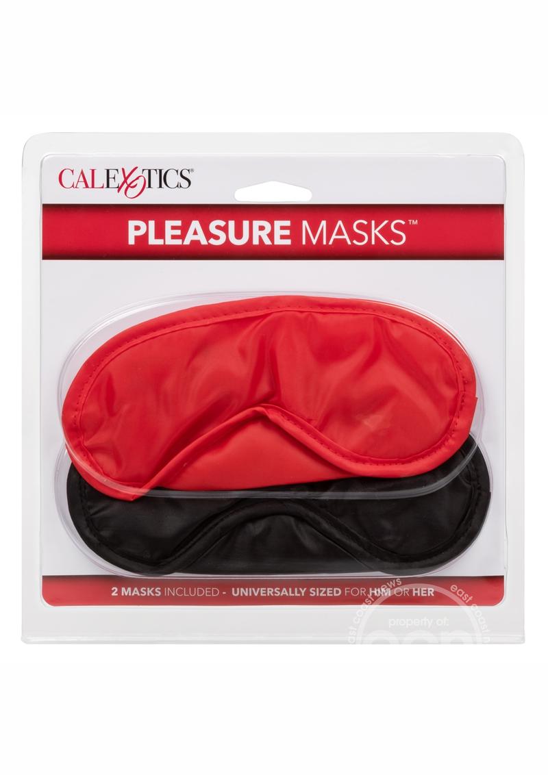 Pleasure Masks (2 Pack) - Red and Black