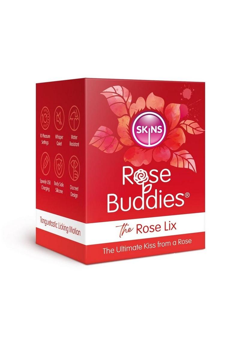 Skins Rose Buddies - The Rose Lix Tongue Rechargeable Silicone Clitoral