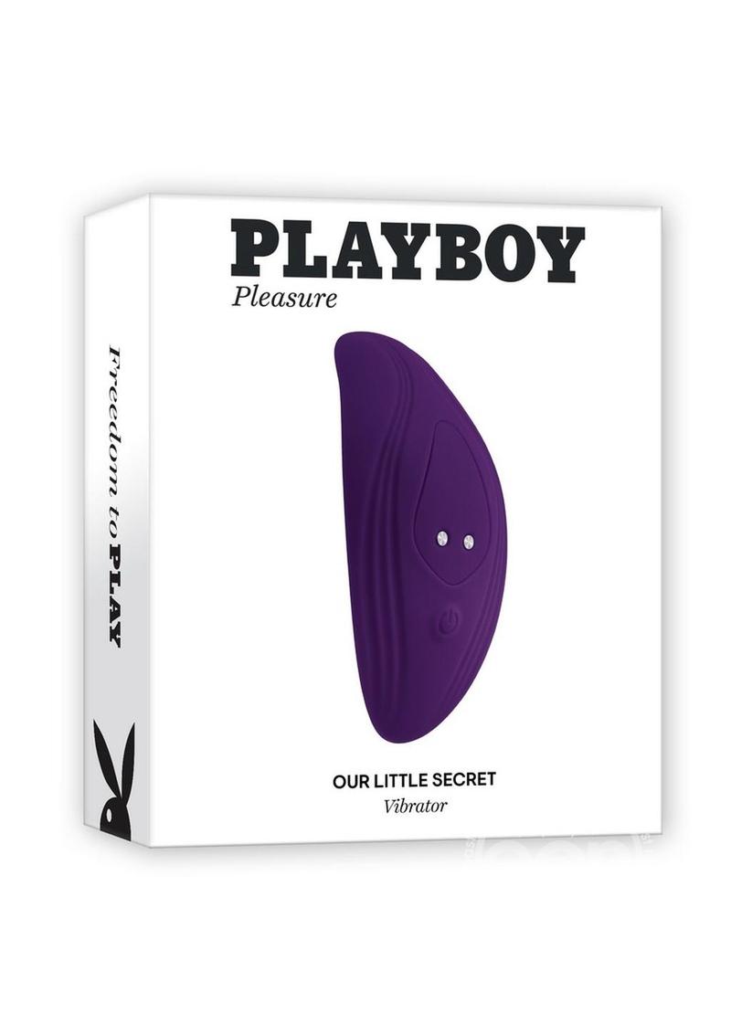 Playboy - Our Little Secret - Rechargeable Silicone Panty Vibe with Remote Control