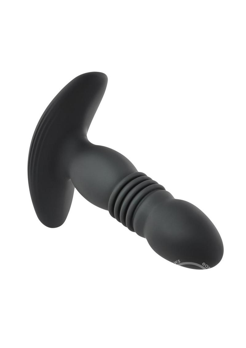 Playboy - Trust the Thrust - Rechargeable Silicone Thrusting Anal Plug Playboy - Trust the Thrust - Rechargeable Silicone Thrusting Anal Plug